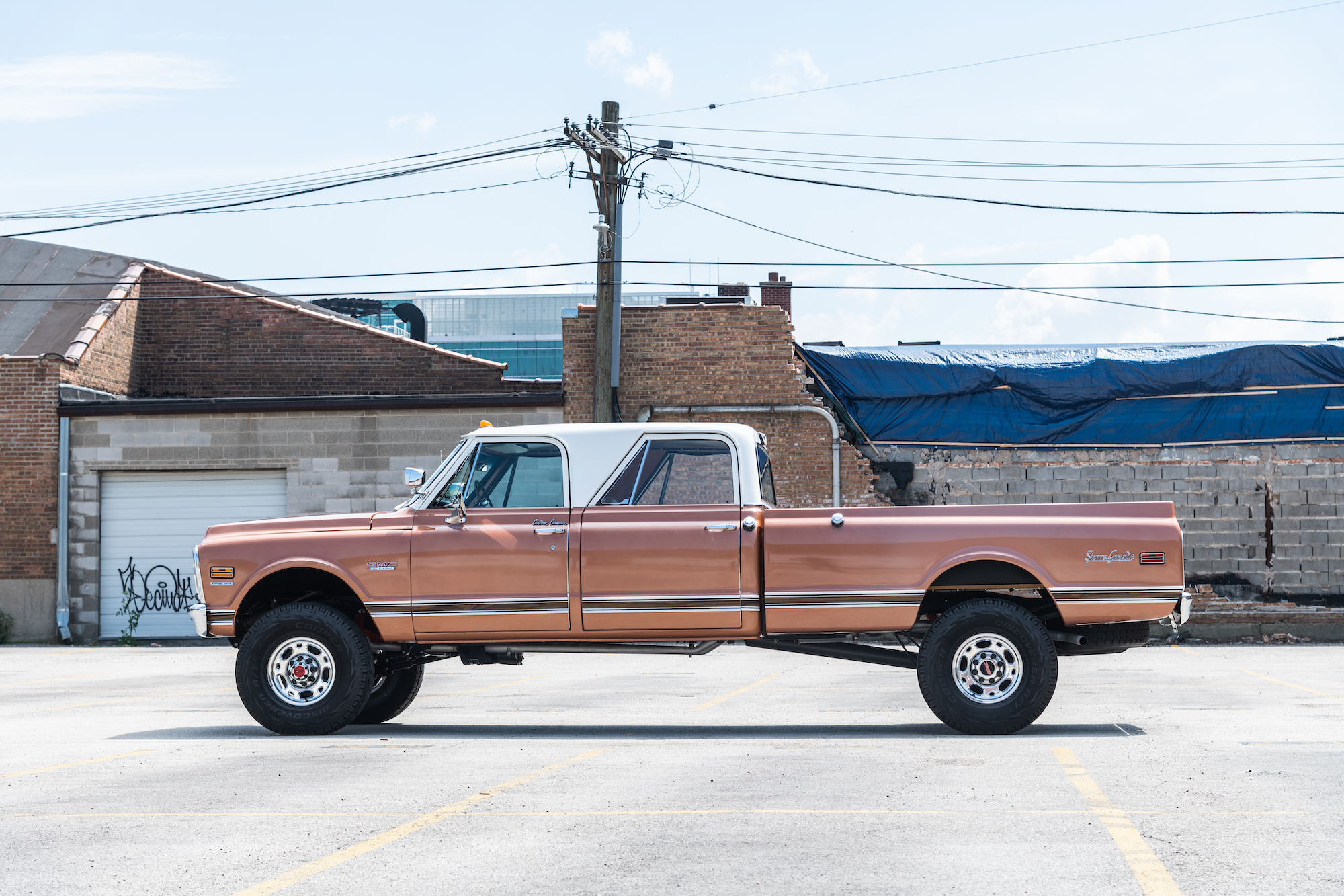 1970 GMC K2500 Sierra Grande Custom 4-Speed Crew Cab Conversion